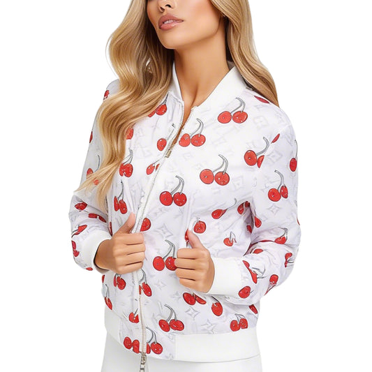 Cherry design jacket