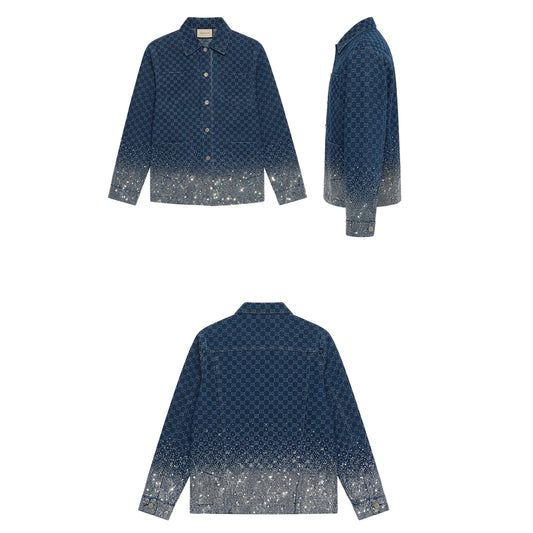 designer jacket women fashion Rhinestone